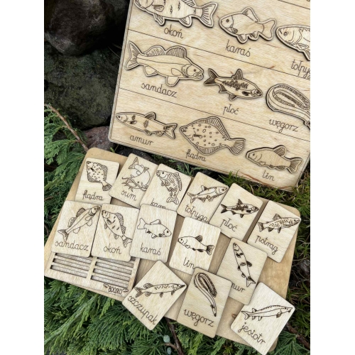 Drewniana układanka 